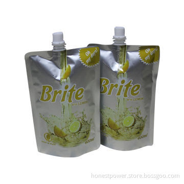 Juice Pouches, Customized Rotogravure Printings, Designs and Sizes Accepted